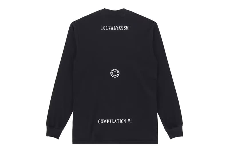 1017 ALYX 9SM 正式推出專輯《1017 ALYX 9SM COMPILATION VOL. 1》周邊服飾