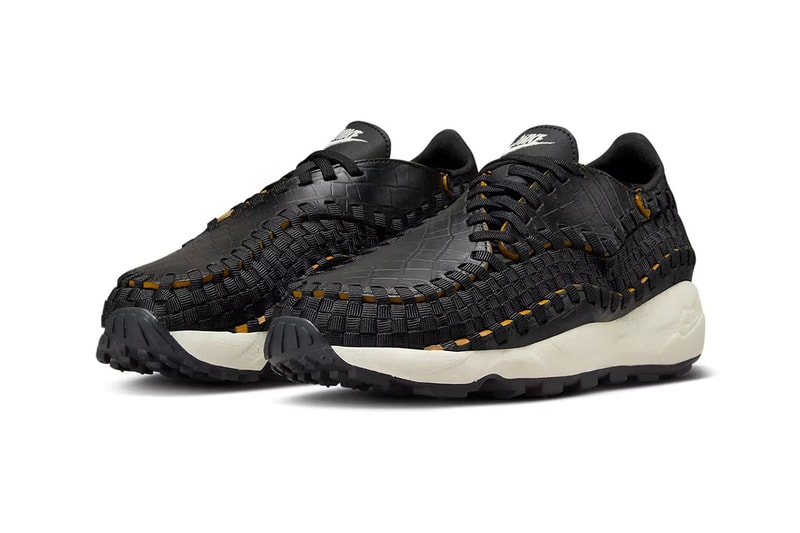 Nike Air Footscape Woven 最新配色「Black Croc」发布 Nike Air Footscape Woven 最新配色「Black Croc」发布