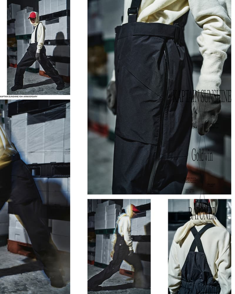 KAPTAIN SUNSHINE x Goldwin x BATONER 三方联名正式登场