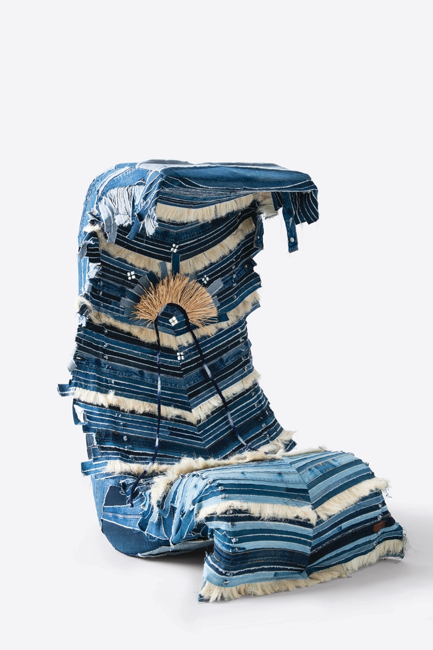 將廢棄 Levi’s 丹寧褲變成時尚家具，來自荷蘭的創意方案