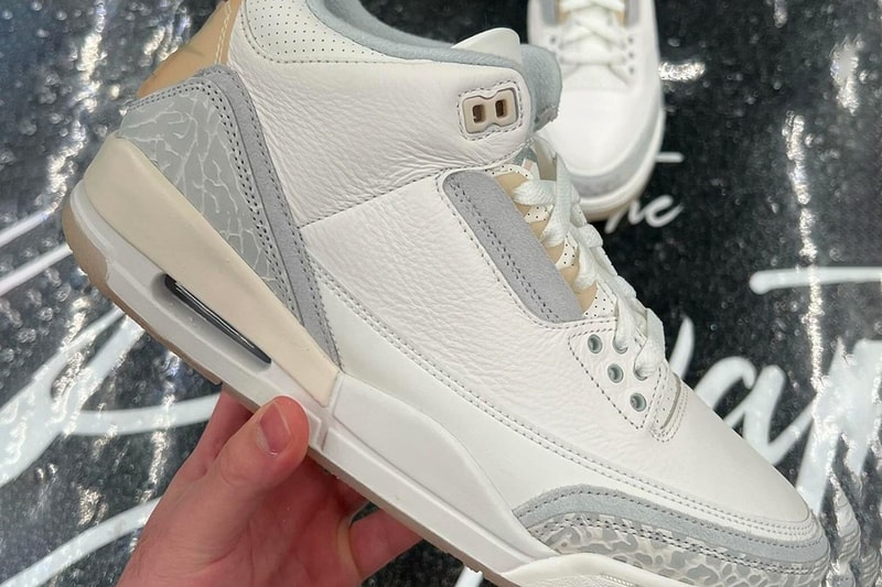 率先近赏 Air Jordan 3 Craft 全新配色「Ivory」