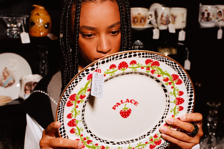 Palace Skateboards x Wedgwood 全新聯名茶具組合、滑板正式登場