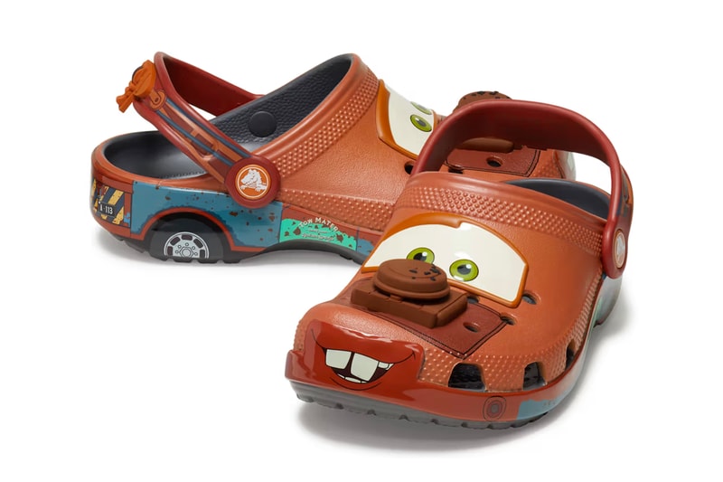 Crocs 携手 Pixar 知名动画《汽车总动员 Cars》打造全新联名鞋款