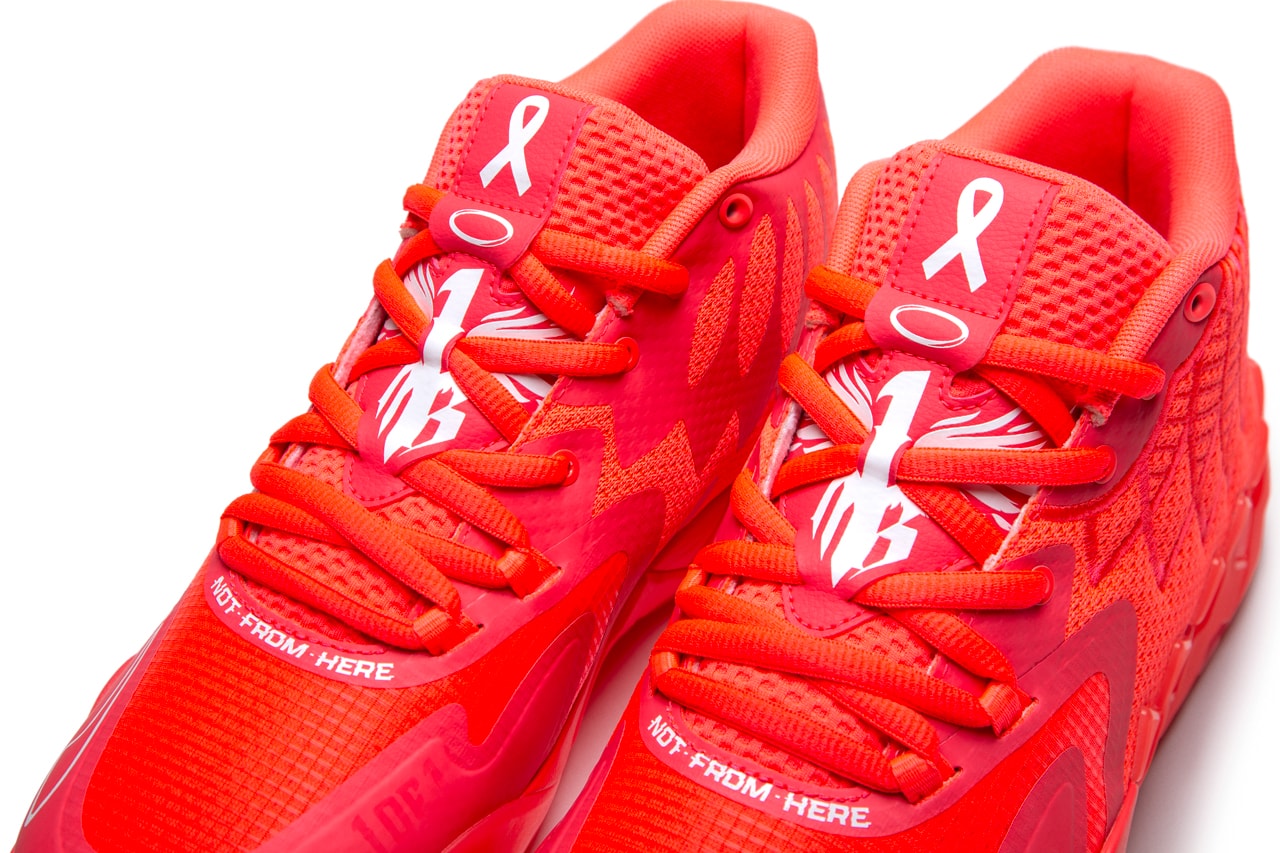 LaMelo Ball 與 PUMA 共同推出 PUMA MB.01「國際乳癌防治月」主題配色鞋款