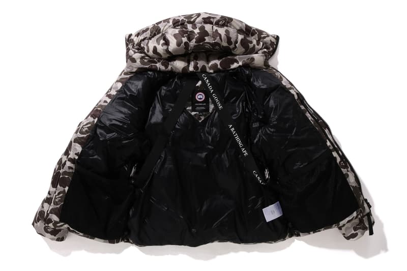 A BATHING APE 携手 CANADA GOOSE 打造全新 2023 秋冬联名系列