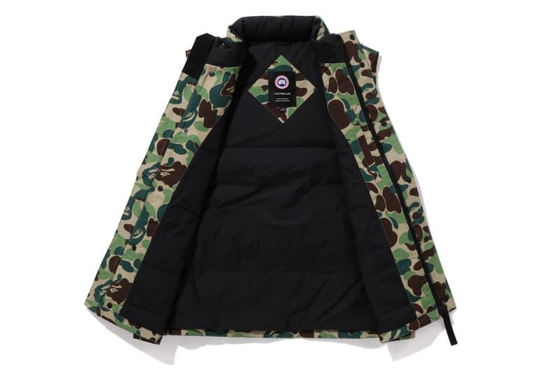 A BATHING APE 携手 CANADA GOOSE 打造全新 2023 秋冬联名系列