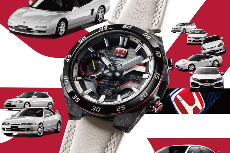 Casio 携手 Honda 推出全新 TYPE R 车型主题联名表款