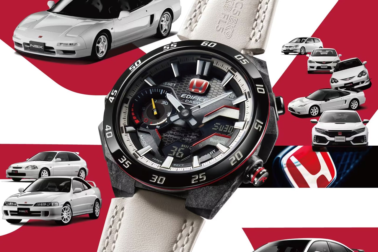 Casio 攜手 Honda 推出全新 TYPE R 車型主題聯名錶款