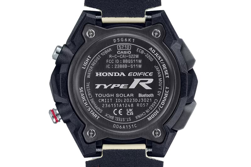 Casio 攜手 Honda 推出全新 TYPE R 車型主題聯名錶款