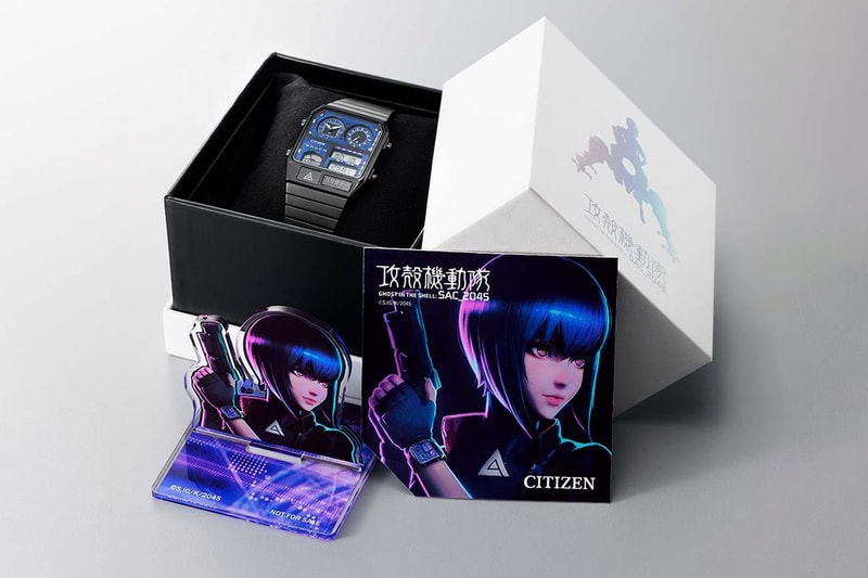 CITIZEN x《攻壳机动队》联名表款正式发布 CITIZEN x《攻壳机动队》联名表款正式发布