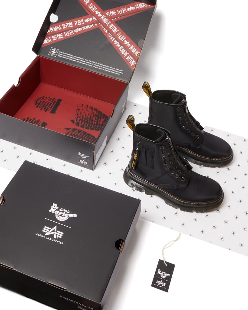 Dr. Martens 攜手 Alpha Industries 打造全新聯名鞋款