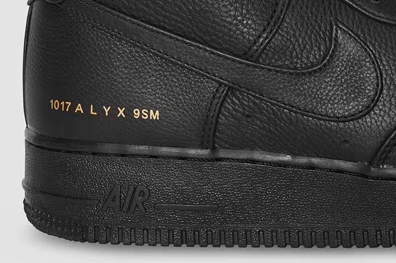 1017 ALYX 9SM x Nike Air Force 1 最新联名鞋款即将登场