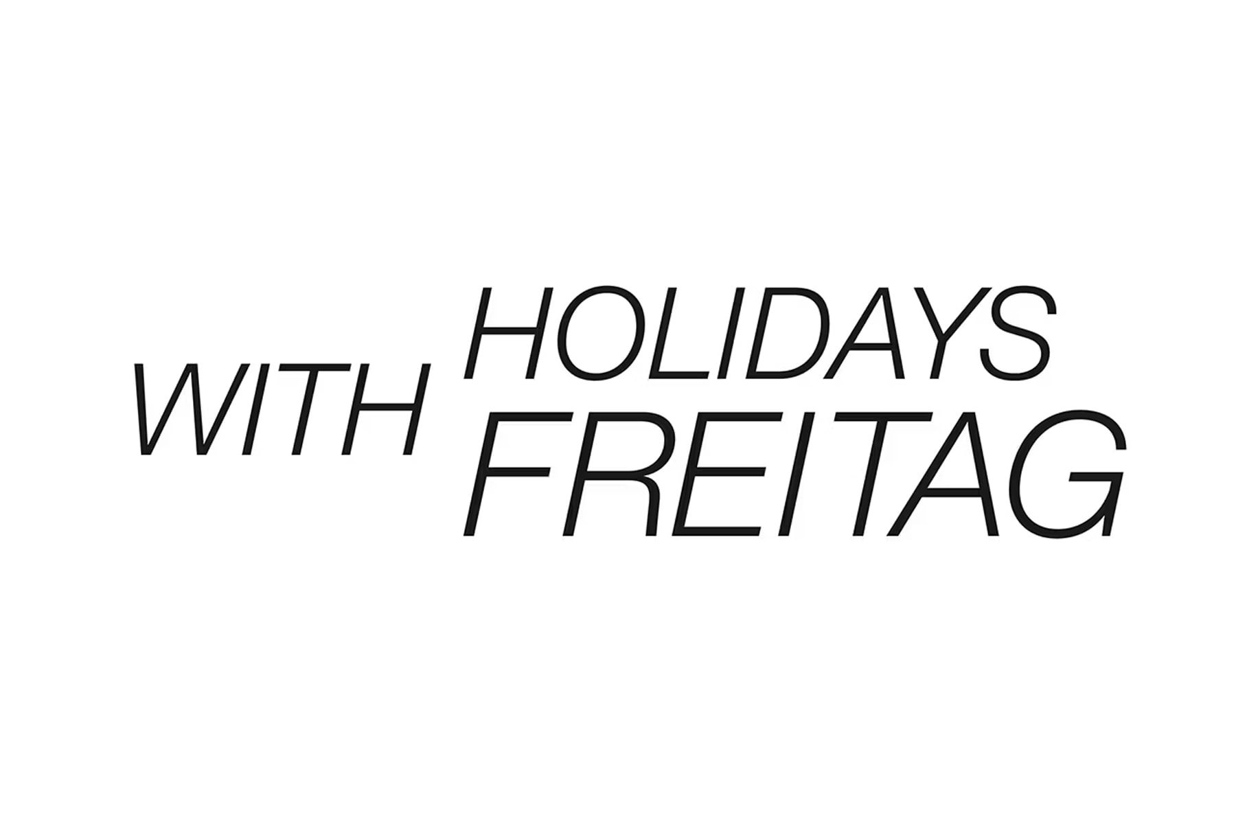COMME des GARÇONS 攜手 FREITAG 打造全新聯名系列「Holidays with FREITAG」