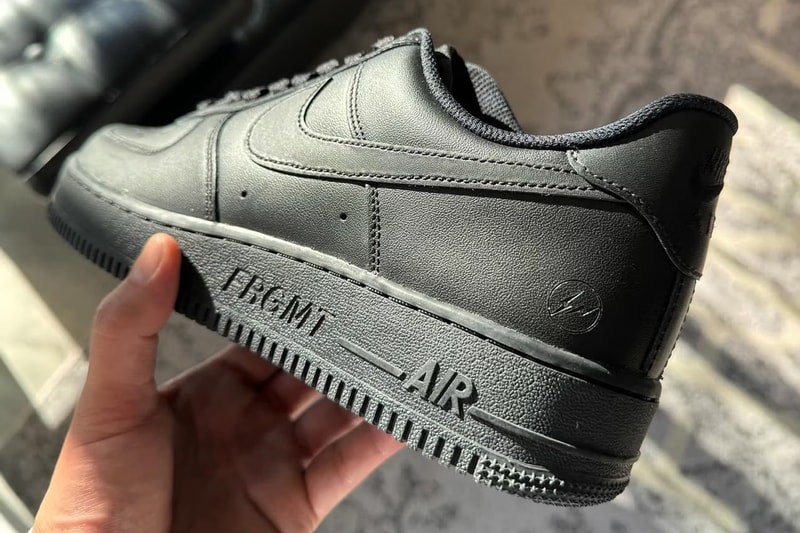 黑魂追加！fragment design x Nike Air Force 1 Low 最新联名鞋款再曝光