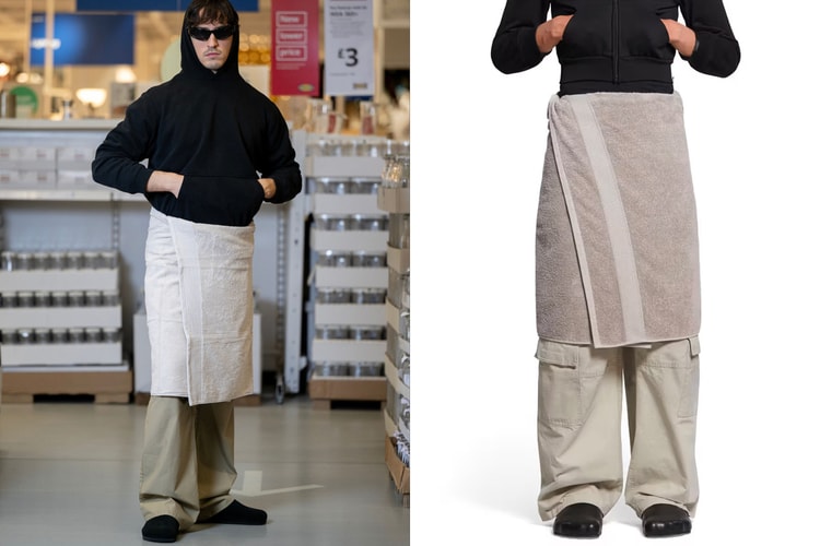 IKEA 以 $10 美元浴巾產品模仿 Balenciaga 話題「浴巾裙」