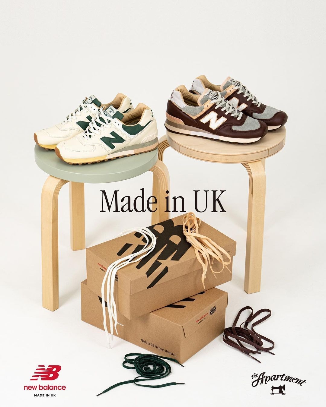 the Apartment x New Balance 576 Made in UK 全新聯名鞋款正式發佈