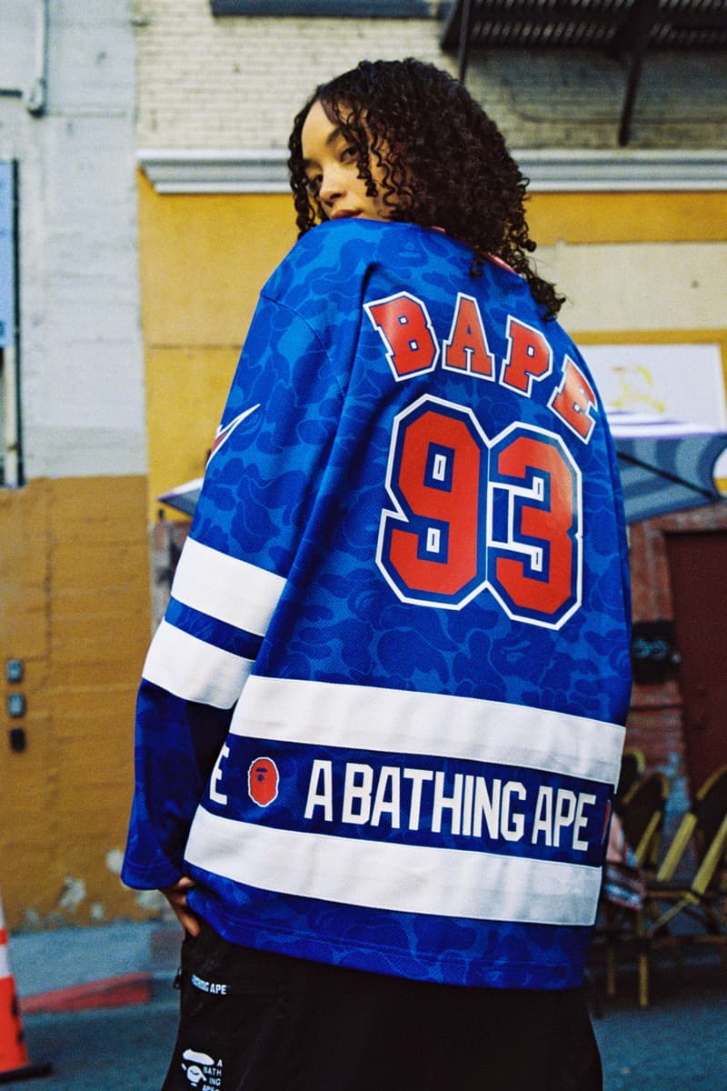 A BATHING APE® × MITCHELL & NESS × NHL 三方联名系列正式登场