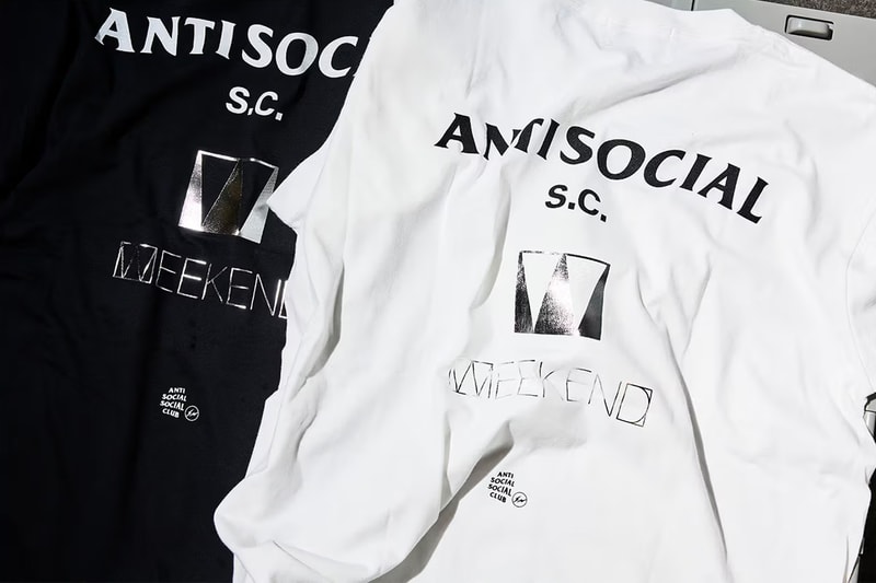 fragment design x Anti Social Social Club x WEEKEND 最新联名系列发布 fragment design x Anti Social Social Club x WEEKEND 最新联名系列发布