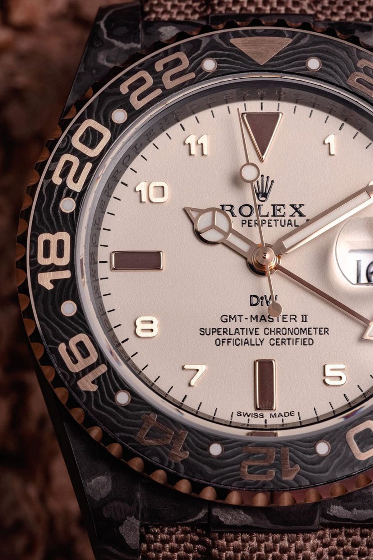 DiW 打造 Rolex GMT-Master II 全新定製錶款「GMT DE Everose」