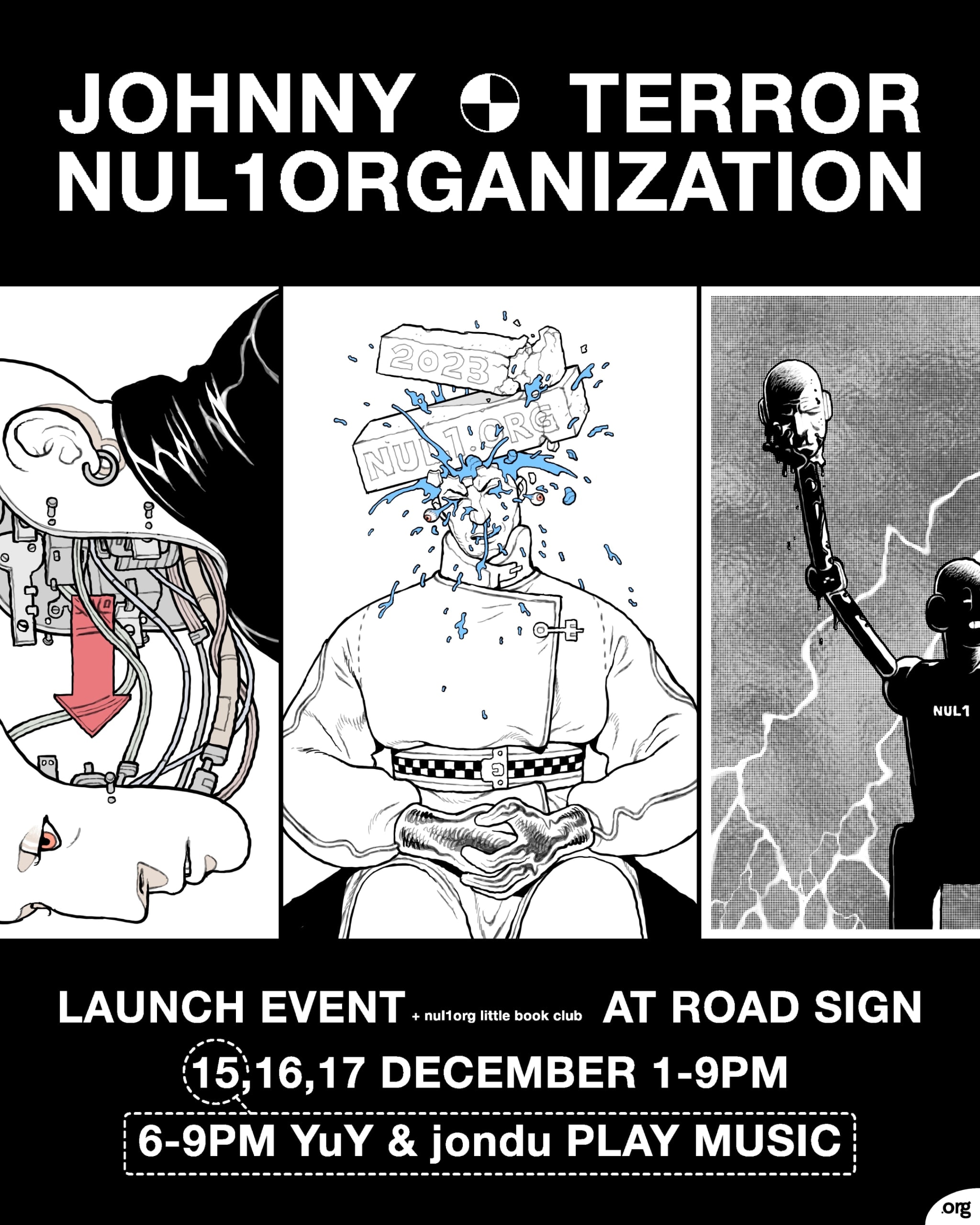 nul1.org 攜手知名插畫家 Johnny Terror 打造全新合作展覽