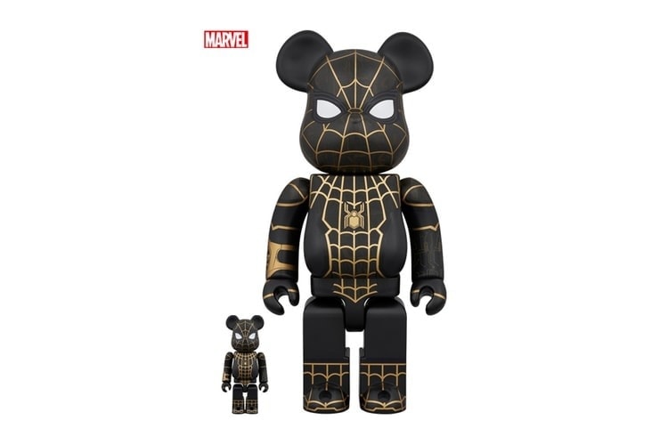 Medicom Toy 全新 BE@RBRICK「SPIDER-MAN BLACK & GOLD SUIT」系列公仔正式登场