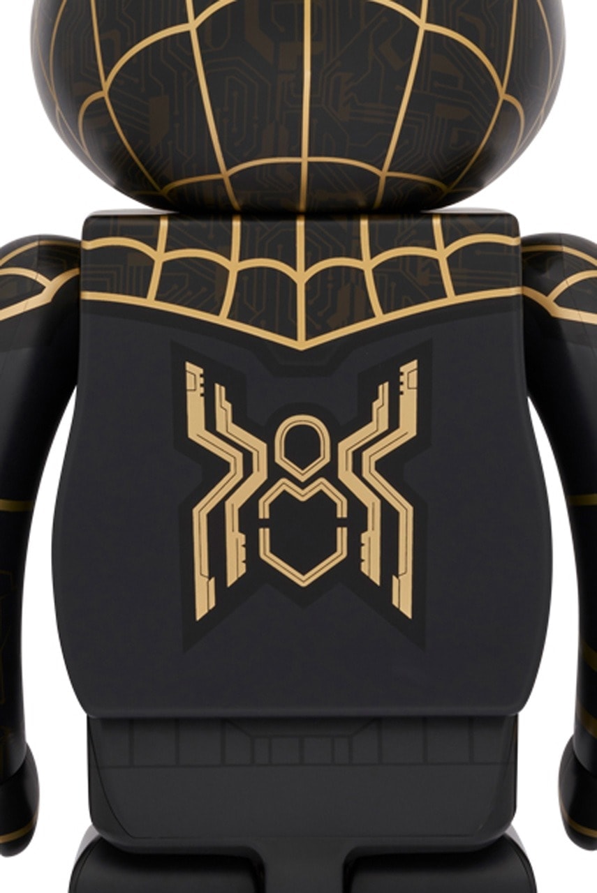 Medicom Toy 全新 BE@RBRICK「SPIDER-MAN BLACK & GOLD SUIT」系列公仔正式登场