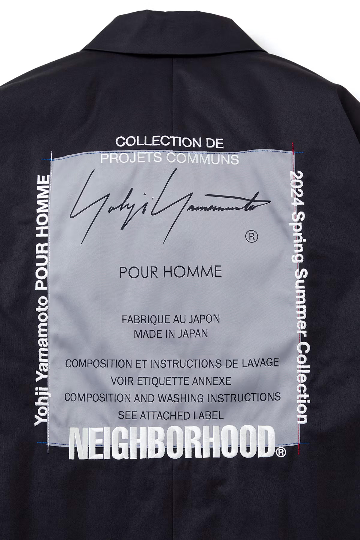 NEIGHBORHOOD x Yohji Yamamoto POUR HOMME 最新聯名系列發佈