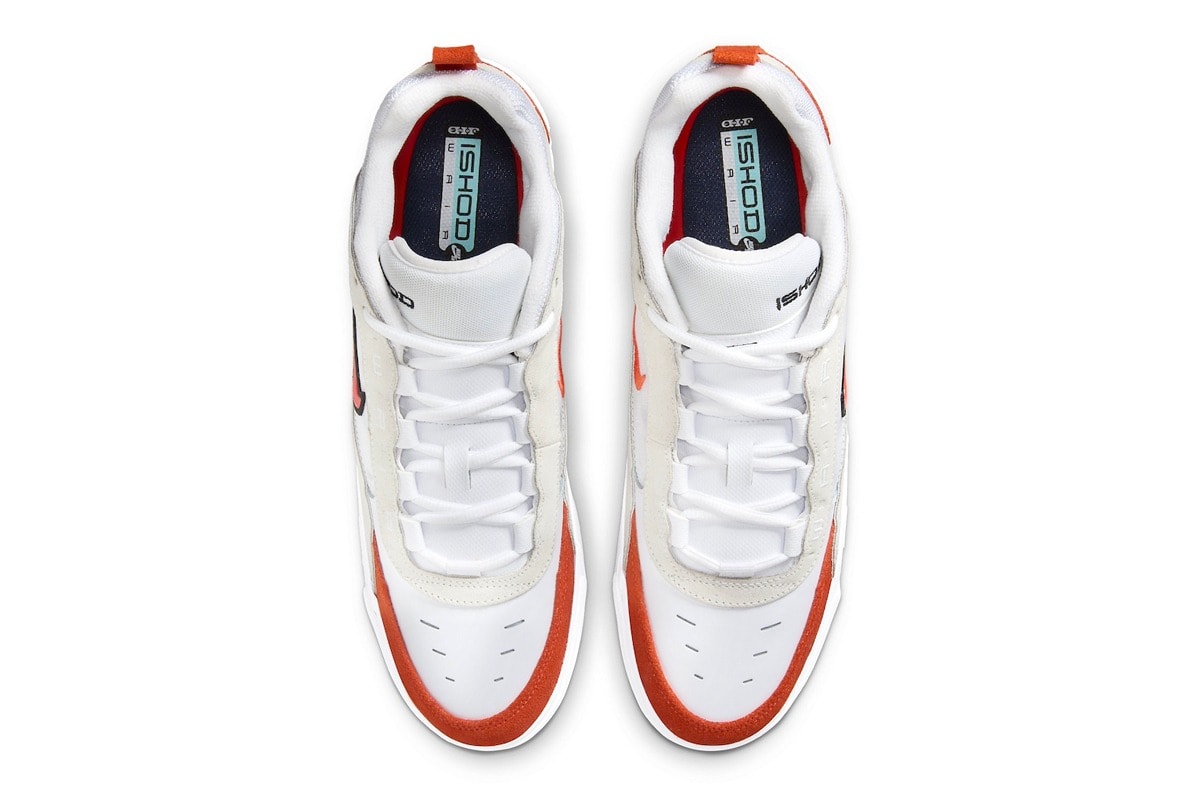 率先近賞 Nike SB Air Max Ishod Wair 首發配色「White/Orange」官方圖輯