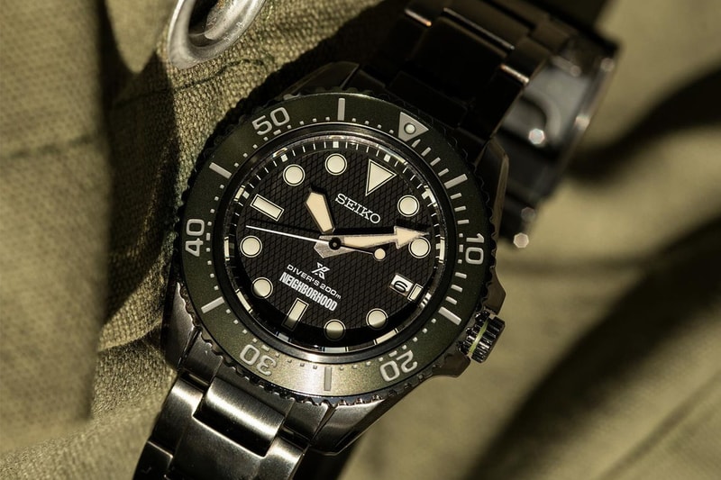 NEIGHBORHOOD 携手 Seiko 推出全新联名潜水表 NEIGHBORHOOD 携手 Seiko 推出全新联名潜水表