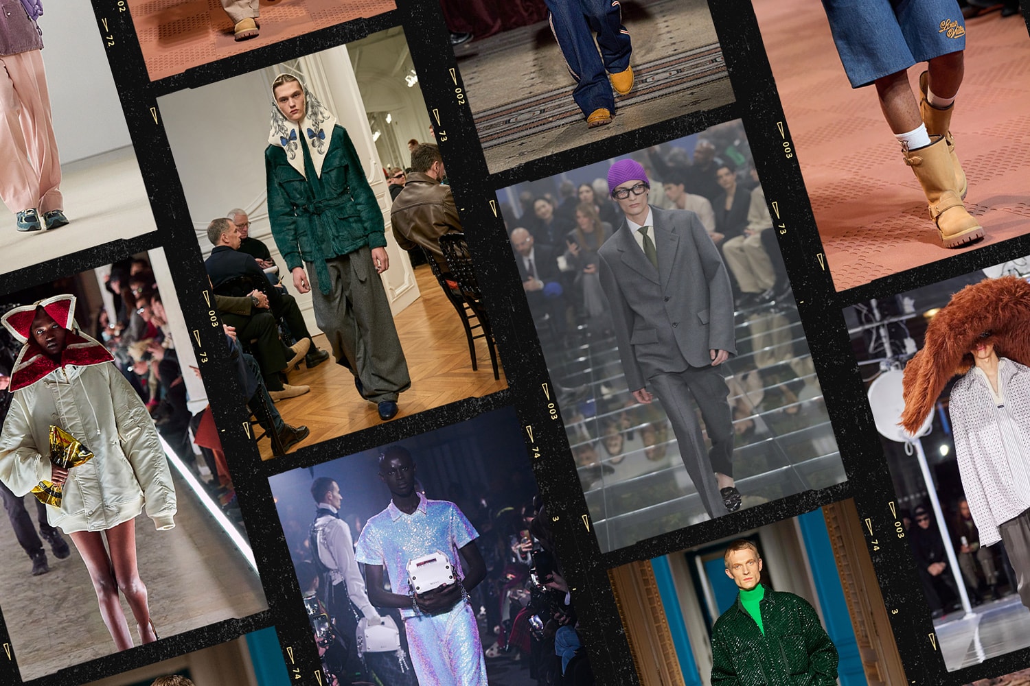 盘点 2024 秋冬男装周上的 6 大时尚趋势：致敬影视元素、职场风时装、皮草及工装靴回潮……
