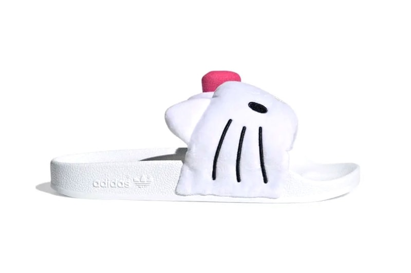 Hello Kitty x adidas Adilette Slide 联名鞋款发布 Hello Kitty x adidas Adilette Slide 联名鞋款发布