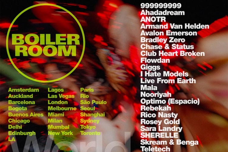 空降 25 座城市!Boiler Room 正式宣佈 2024 世界巡演、首波演出陣容