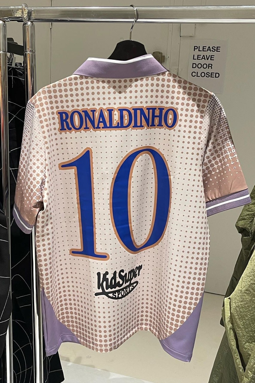KidSuper 攜手巴西足球精靈 Ronaldinho 打造全新联名球衣