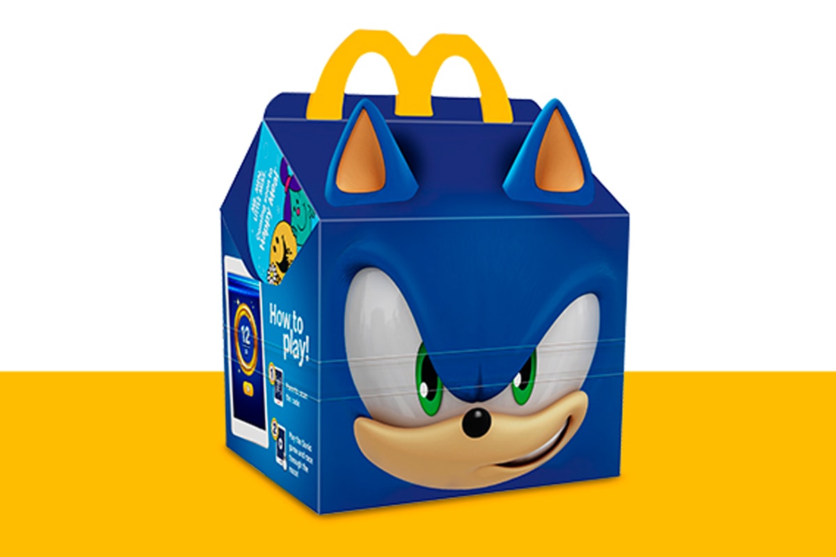 英國 McDonald's 推出「索尼克 Sonic」快樂兒童餐