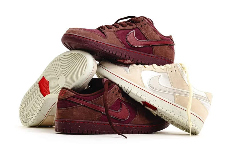 Nike SB Dunk Low 推出全新情人节主题系列「City of Love」