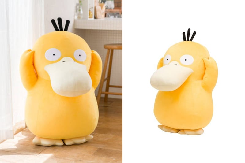 Pokémon 推出 1:1 尺寸「可達鴨 Psyduck」全新毛絨玩偶