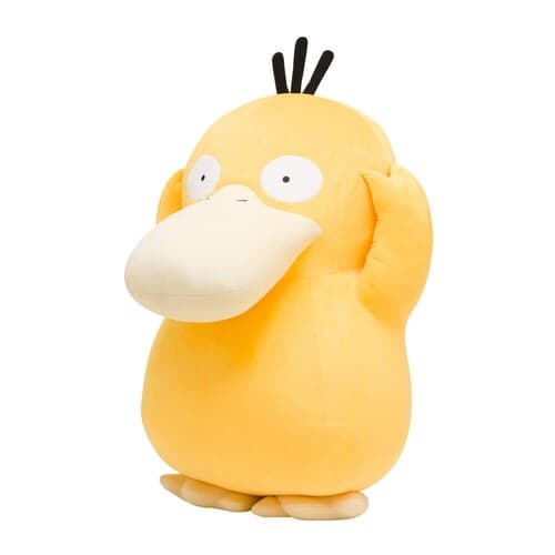 Pokémon 推出 1:1 尺寸「可達鴨 Psyduck」全新毛絨玩偶