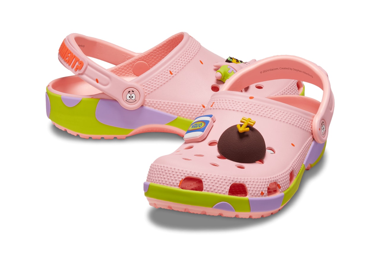 「美乃滋是一種樂器嗎？」Crocs 推出「派大星」聯名鞋款