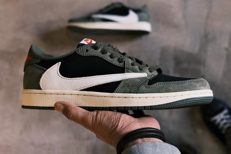 近赏 Travis Scott x Air Jordan 1 Low OG 最新联名配色「Black Olive」