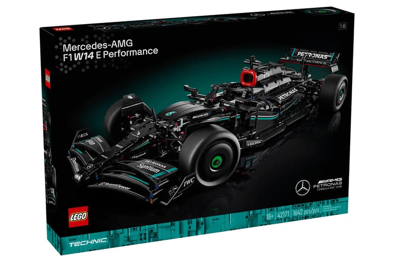 LEGO Technic 推出全新 1:8 尺寸 Mercedes-AMG F1 賽車積木模型