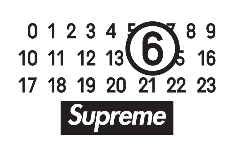 Supreme x MM6 2024 联名系列将于春季登场 Supreme x MM6 2024 联名系列将于春季登场