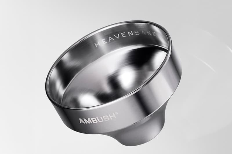 AMBUSH x HEAVENSAKE 全新限量清酒杯登場