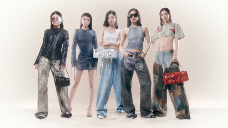 全新韓國女團 ILLIT 出鏡演繹 Acne Studios 2024 春夏系列形象大片