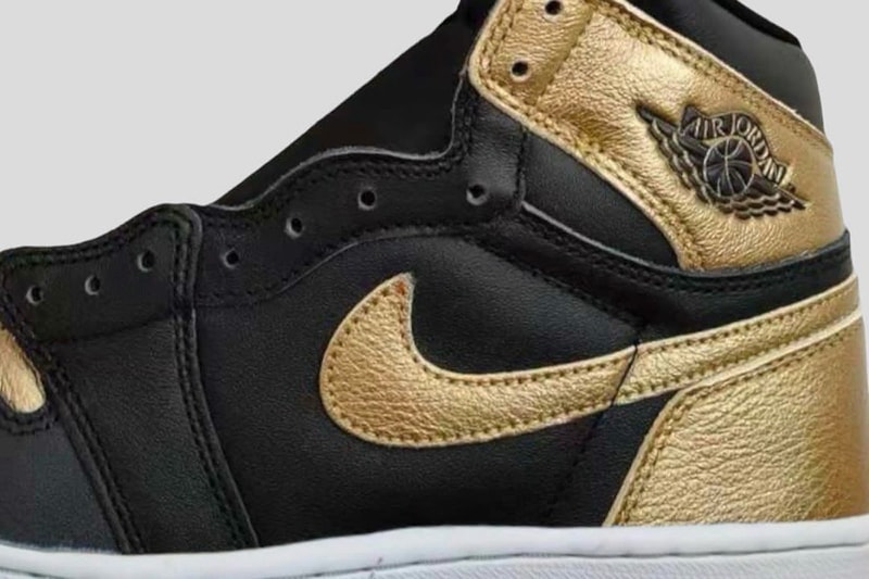 率先近赏 Air Jordan 1 Retro High OG 全新配色「Metallic Gold」