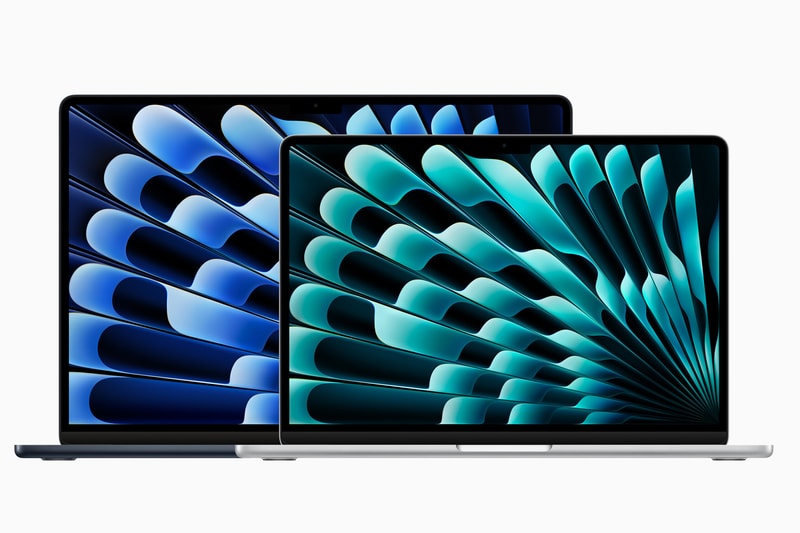 Apple 发布搭载 M3 晶片的全新 13 寸、15 寸 MacBook Air