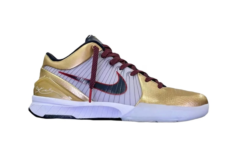 近赏 Nike Kobe 4 Protro 奥运主题配色「Gold Medal」