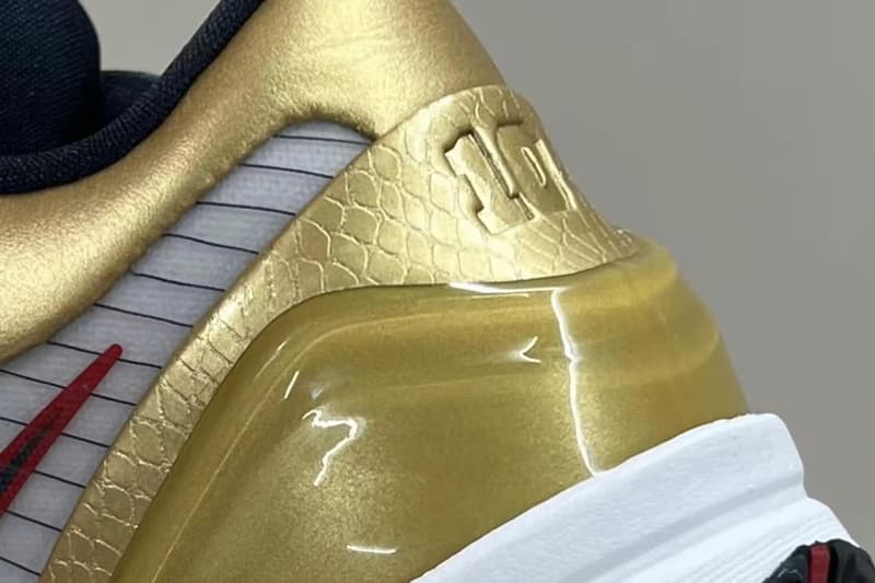 近赏 Nike Kobe 4 Protro 奥运主题配色「Gold Medal」