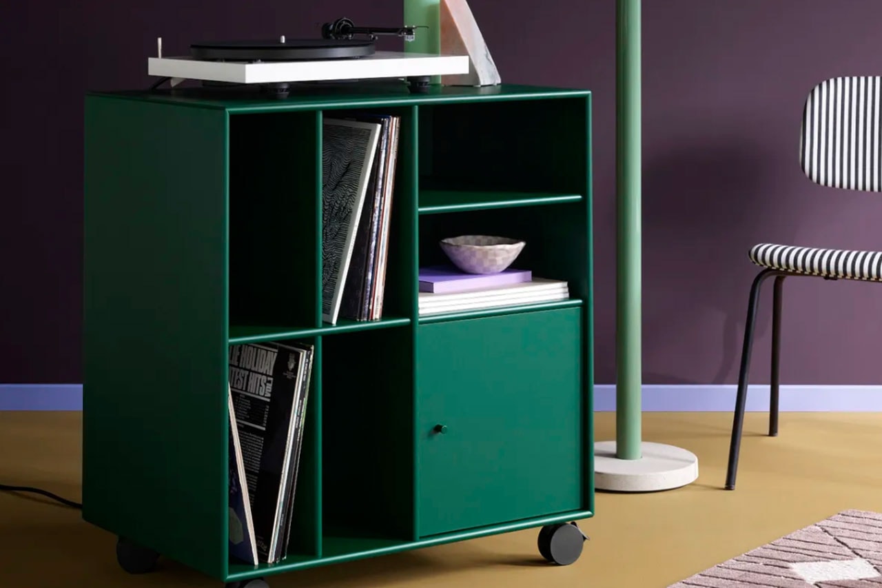 Montana Furniture 推出全新黑膠收藏櫃系列「SPIN」