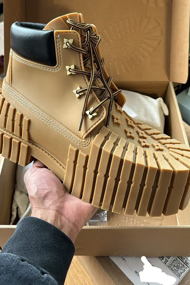 取樣自 Louis Vuitton x Timberland 聯名鞋？MSCHF 全新靴款率先曝光