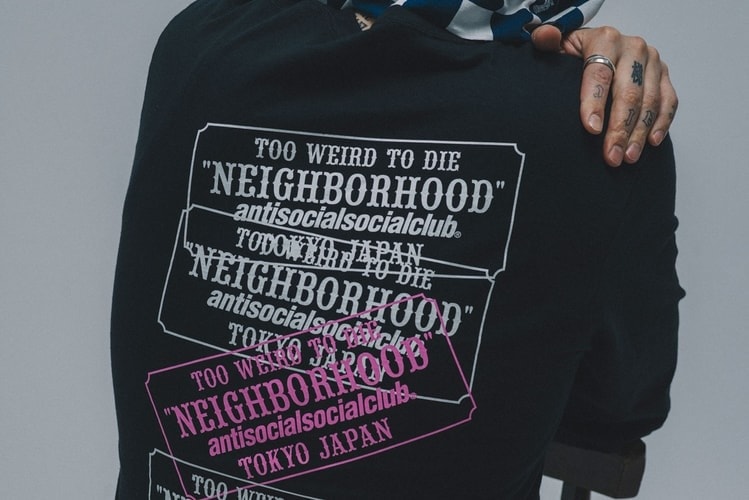 NEIGHBORHOOD x Anti Social Social Club 全新联名系列登场 NEIGHBORHOOD x Anti Social Social Club 全新联名系列登场